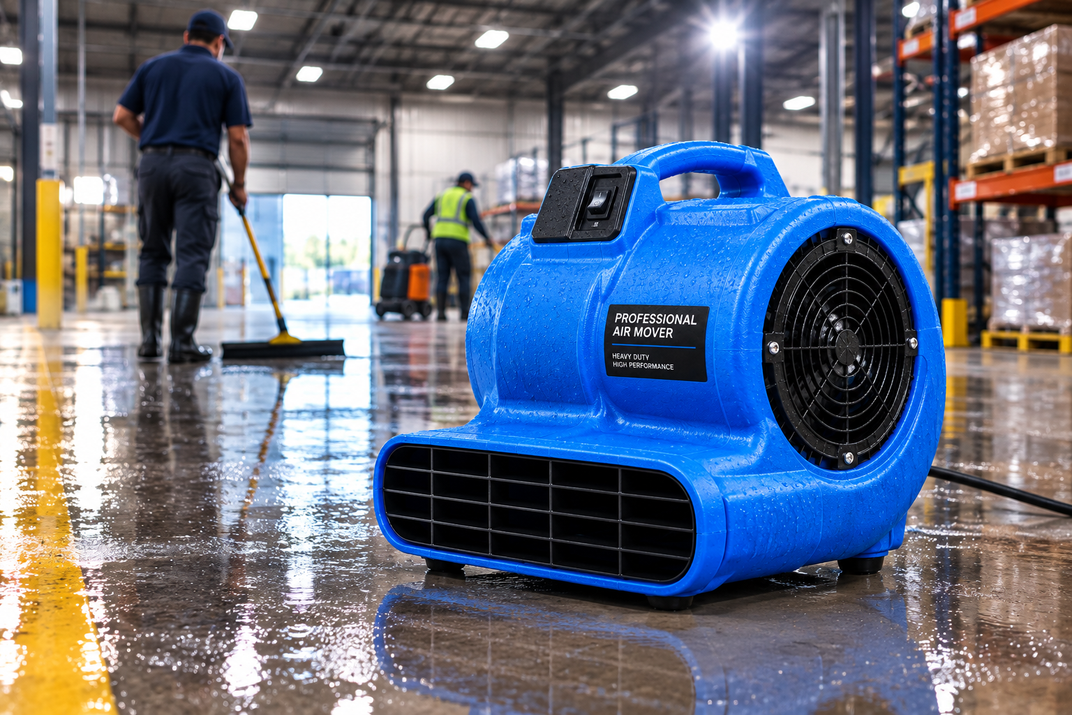 Dehumidifiers vs. Air Movers: How Commercial Water Damage Drying Actually Works