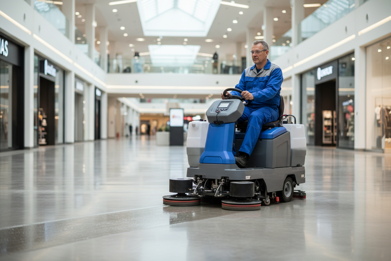Ride-On Floor Scrubbers