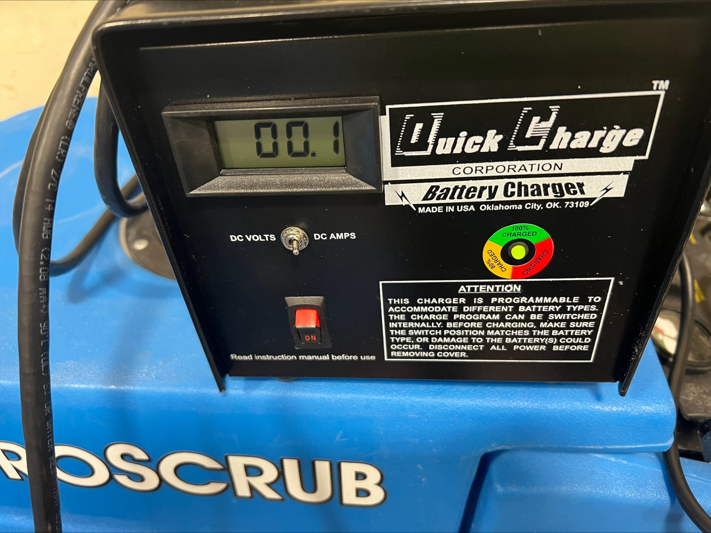 Dual Mode Electrical Charger for Aztec ProScrub