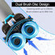 Prolux PLCC430BN Cordless Commercial Micro Dual Brush Floor Cleaner, Scrubber and Buffer