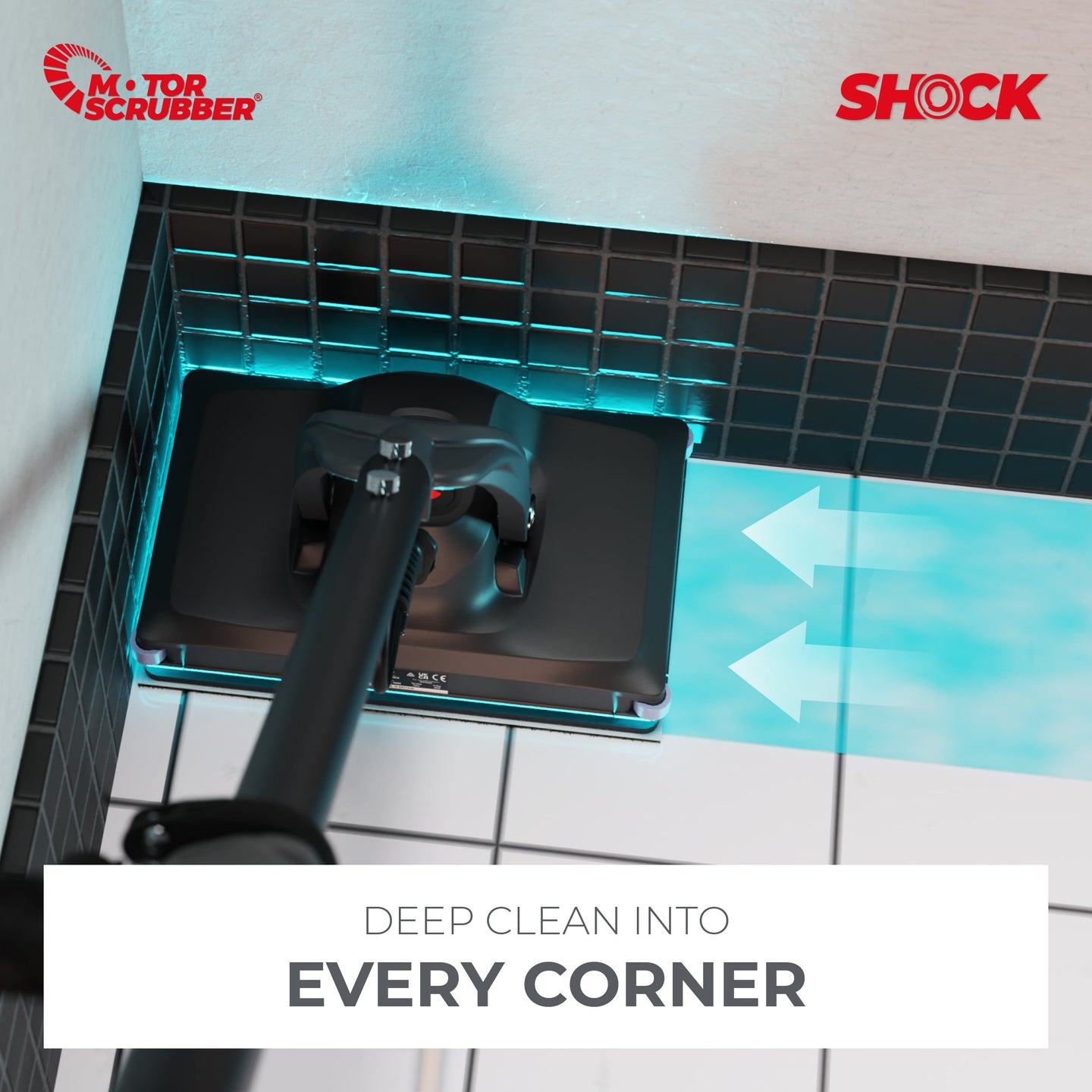 MotorScrubber SHOCK - Small Floor Scrubbing Machine
