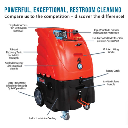 Sandia Dragon Restroom Cleaner 1200 PSI One 3 Stage, Single Cord